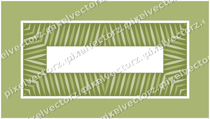 Decorative picture frame border in lime and pink with rope moulding