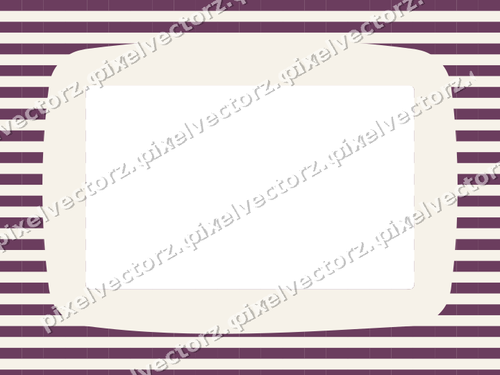 Decorative patterned mat frame in dark magenta with horizontal stripes