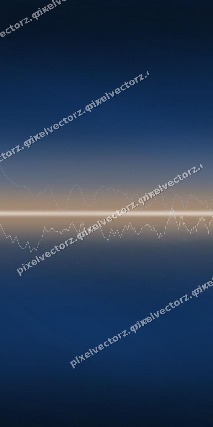 Nahtloser Neon Diagramm Hintergrund in Blau und Orange