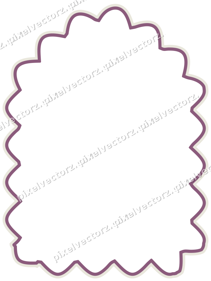 Decorative line art frame in dark magenta and lime with label plaque