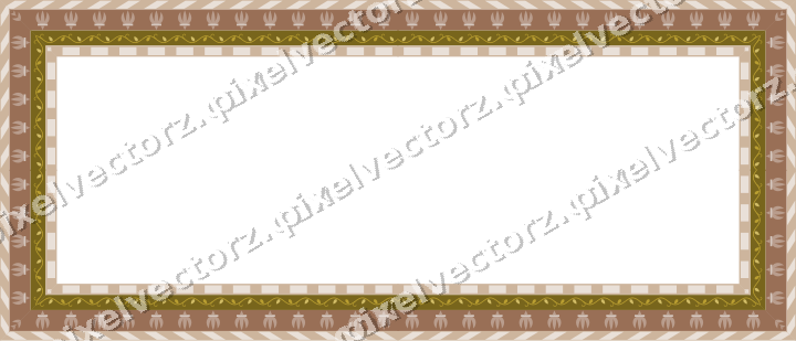Decorative picture frame border in amber with diagonal band