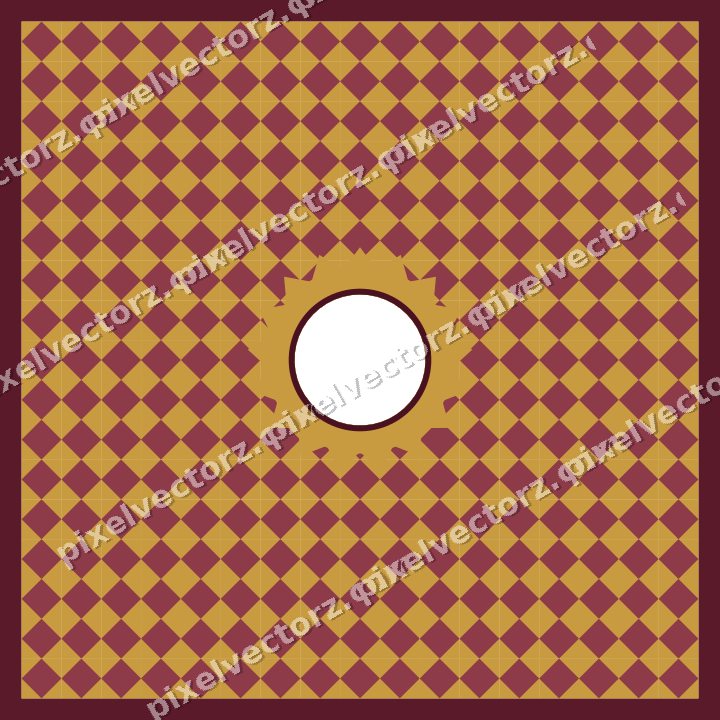 Decorative patterned mat frame in dark pink with harlequin diamonds