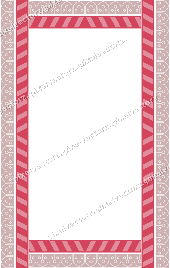 Decorative picture frame border in pale pink with diagonal band