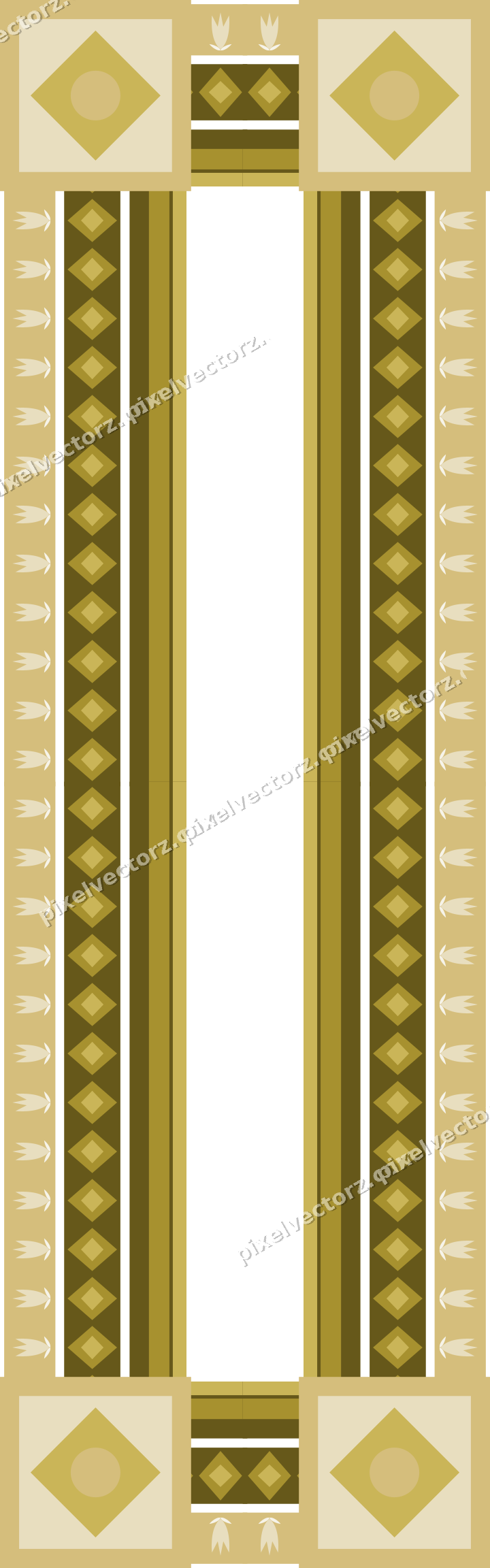 Decorative picture frame border in dark pink and red with diamond band