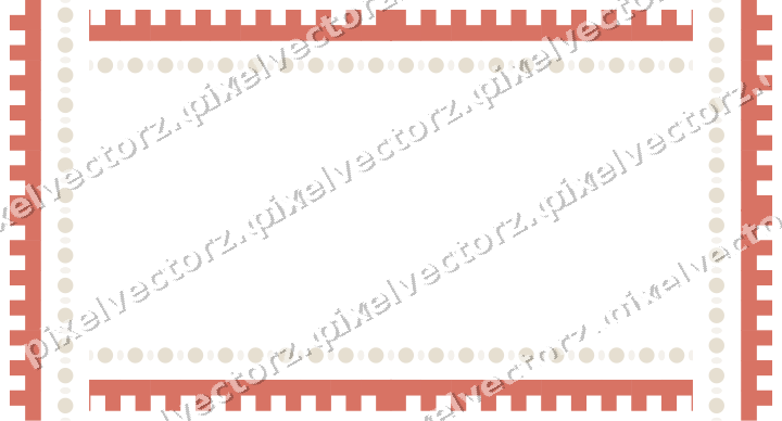 Decorative picture frame border in amber and green with step band
