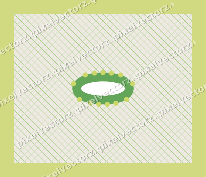Decorative patterned mat frame in lime with diagonal lattice