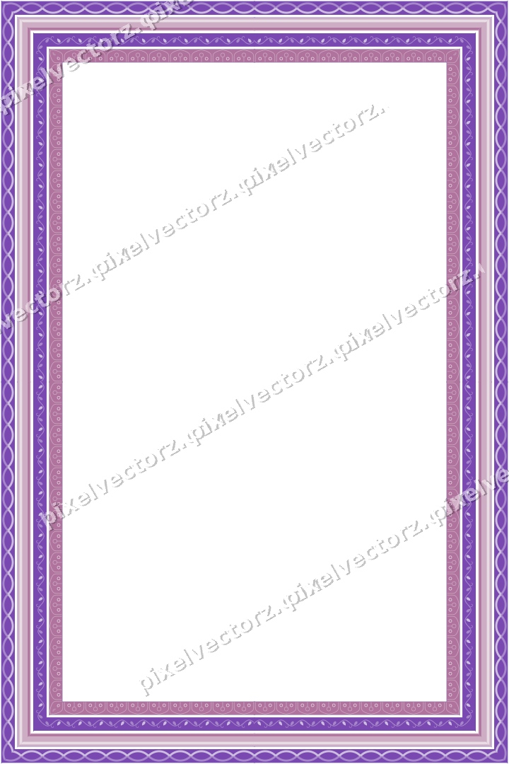Decorative picture frame border in purple and blue with guilloche