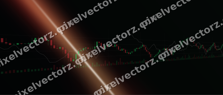 Leuchtender Neon Diagramm Hintergrund in Rot und Grün