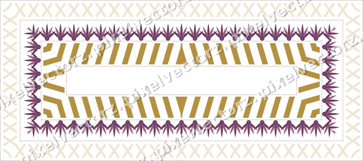 Decorative picture frame border in dark magenta with diagonal band