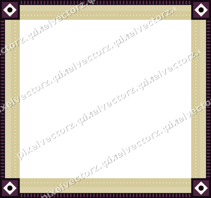 Decorative picture frame border in dark magenta with leaf moulding