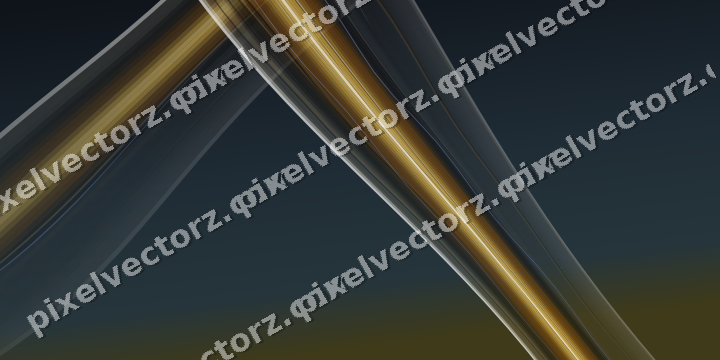 Abstract glass arc in amber and green