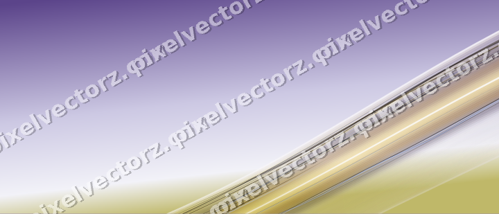 Abstract glass arc in amber and purple