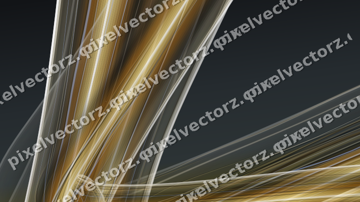 Abstract glass arc in amber and grey