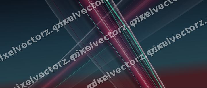 Abstract glass arc in dark lime and dark pink