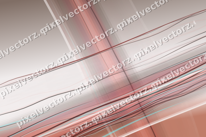Abstract glass arc in red and pale amber