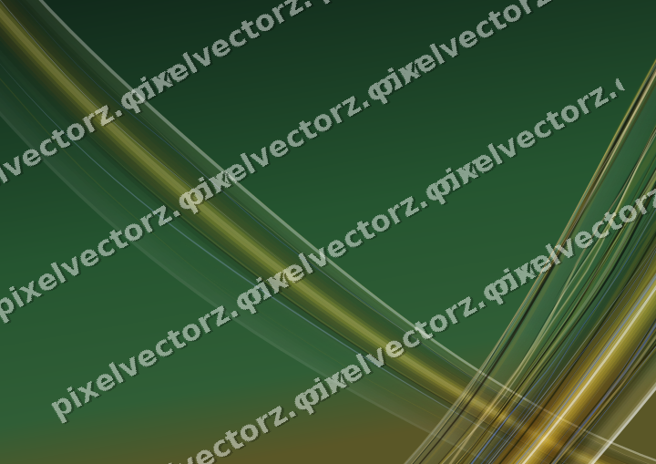 Abstract glass arc in dark green and amber