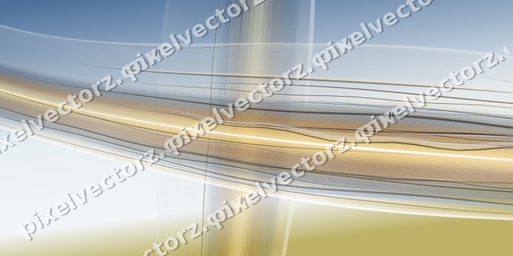 Abstract glass arc in orange and amber