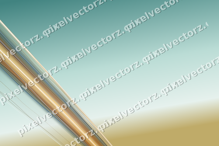 Abstract glass arc in pink and amber