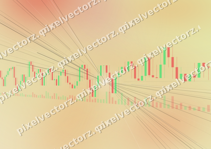 Zarter Pastell Diagramm Hintergrund in Rot und Orange