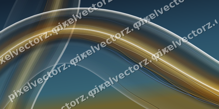 Abstract glass arc in dark pink and amber