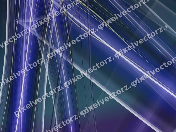 Abstract glass arc in blue and cyan