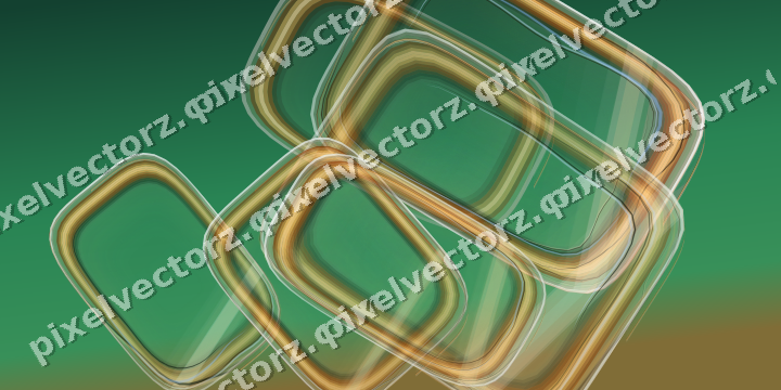 Abstract glass arc in pale pink and pale amber