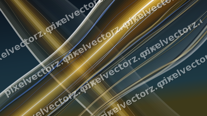 Abstract glass arc in dark green and amber
