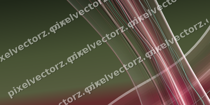 Abstract glass arc in pink and dark lime