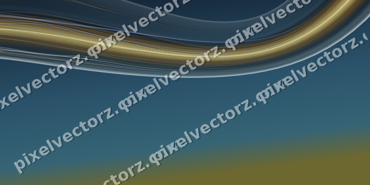 Abstract glass arc in amber and pale orange