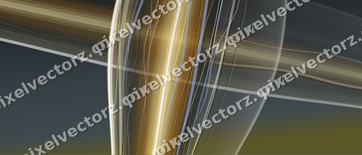 Abstract glass arc in amber and grey