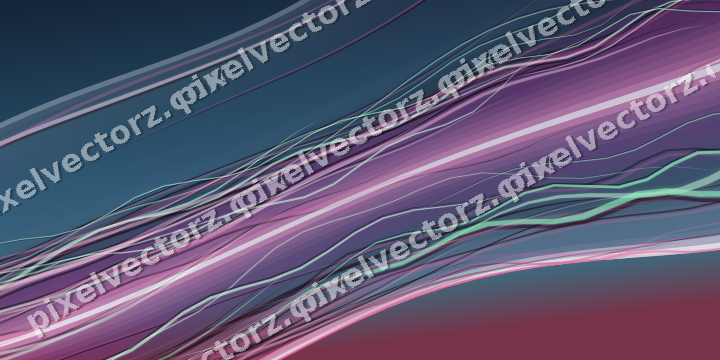Abstract glass arc in magenta and purple