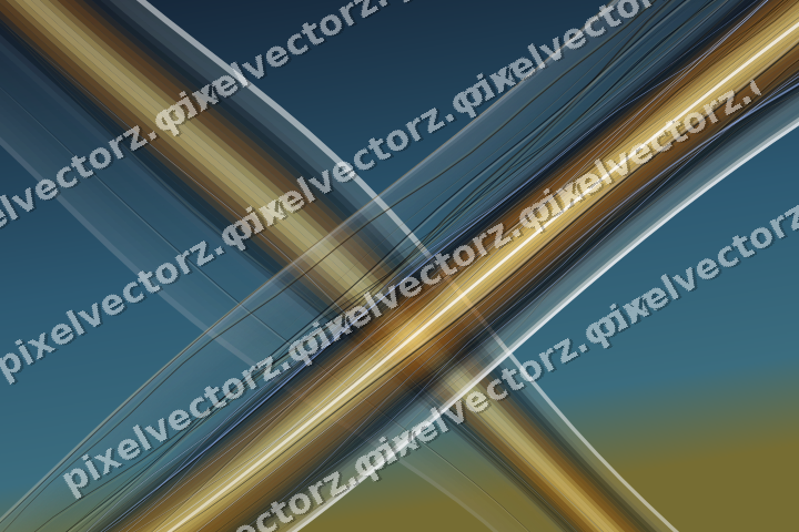 Abstract glass arc in orange and amber