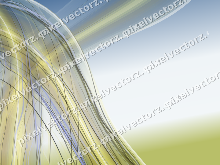 Abstract glass arc in dark amber and yellow