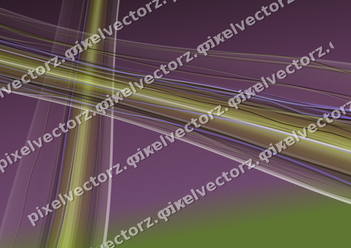 Abstract glass arc in dark magenta and lime