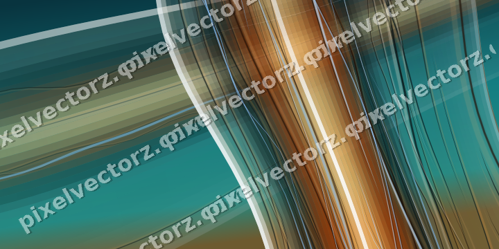 Abstract glass arc in pink and cyan
