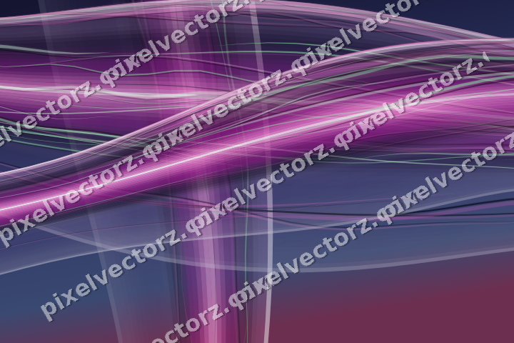 Abstract glass arc in purple and blue