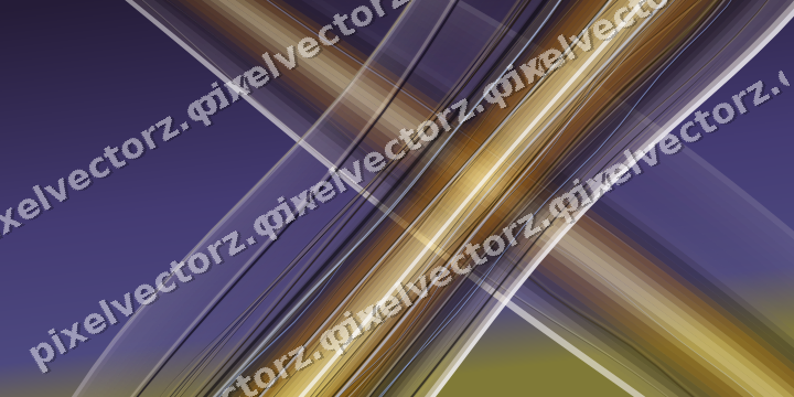 Abstract glass arc in amber and purple