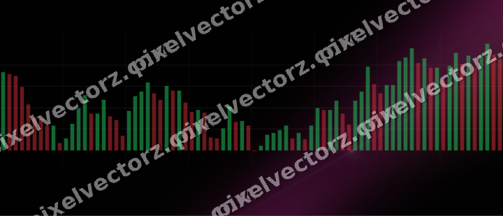 Leuchtender Neon Diagramm Hintergrund in Magenta und Limette