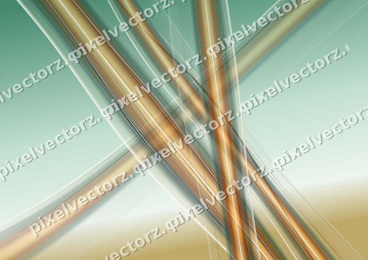 Abstract glass arc in pale pink and pale amber