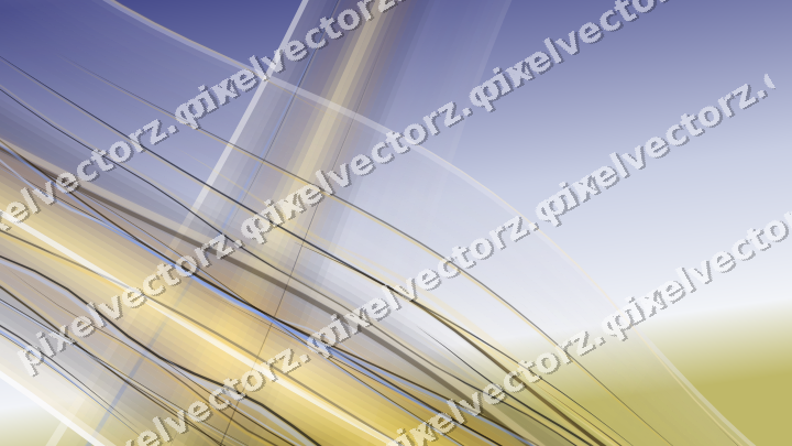 Abstract glass arc in dark blue and amber
