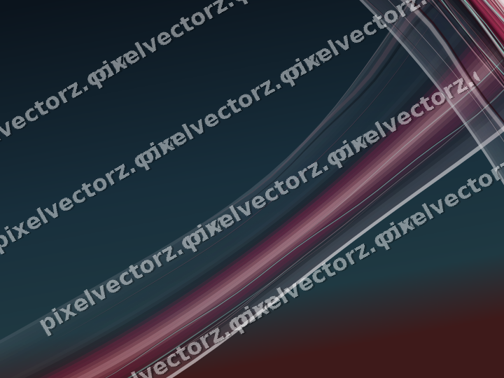 Abstract glass arc in pale pink and pale red