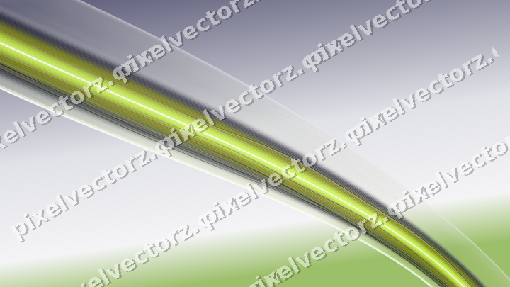 Abstract glass arc in purple and lime