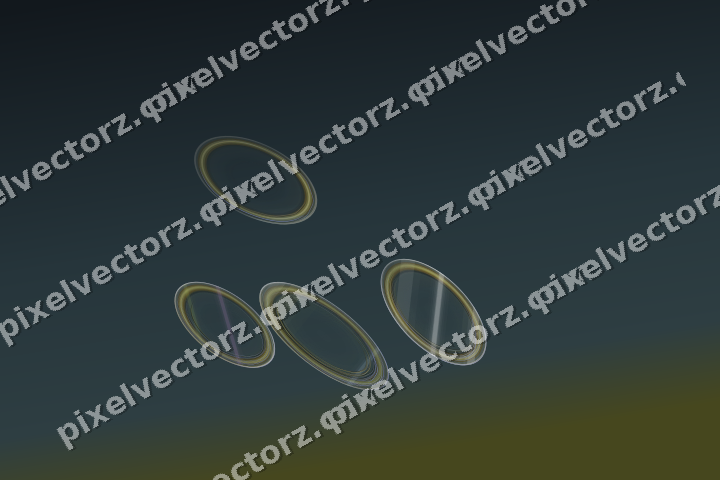 Abstract glass arc in lime and amber