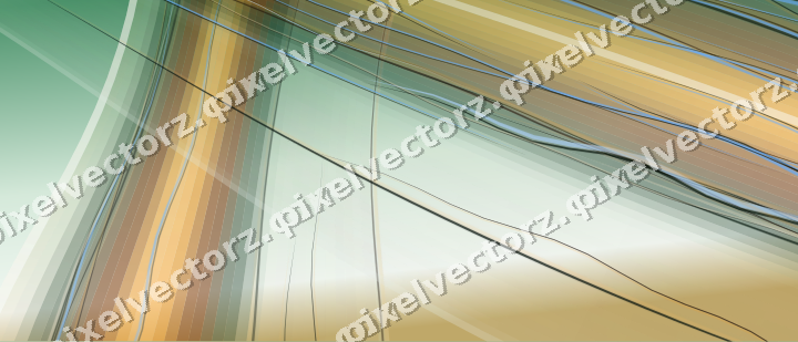 Abstract glass arc in red and orange