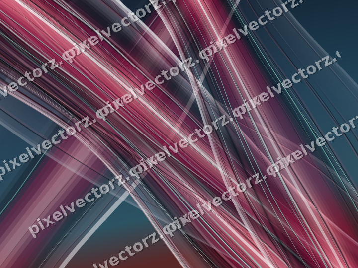 Abstract glass arc in pink and dark lime