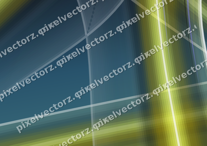 Abstract glass arc in yellow and grey