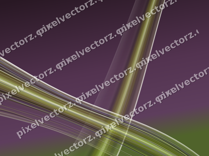 Abstract glass arc in dark magenta and lime