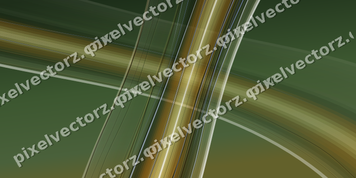 Abstract glass arc in lime and yellow