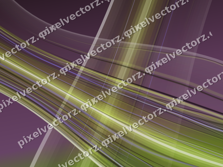 Abstract glass arc in dark magenta and lime
