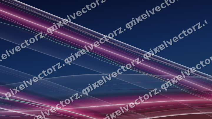 Abstract glass arc in pink and blue